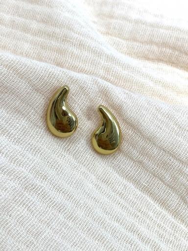 Pendientes de gota dorados para mujer [2]