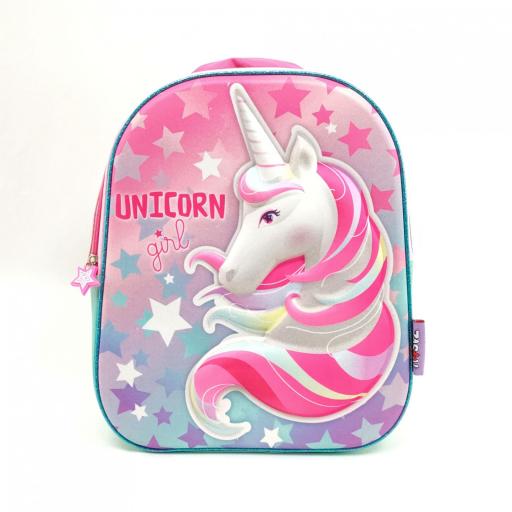 mochila 3D unicornio niña barata