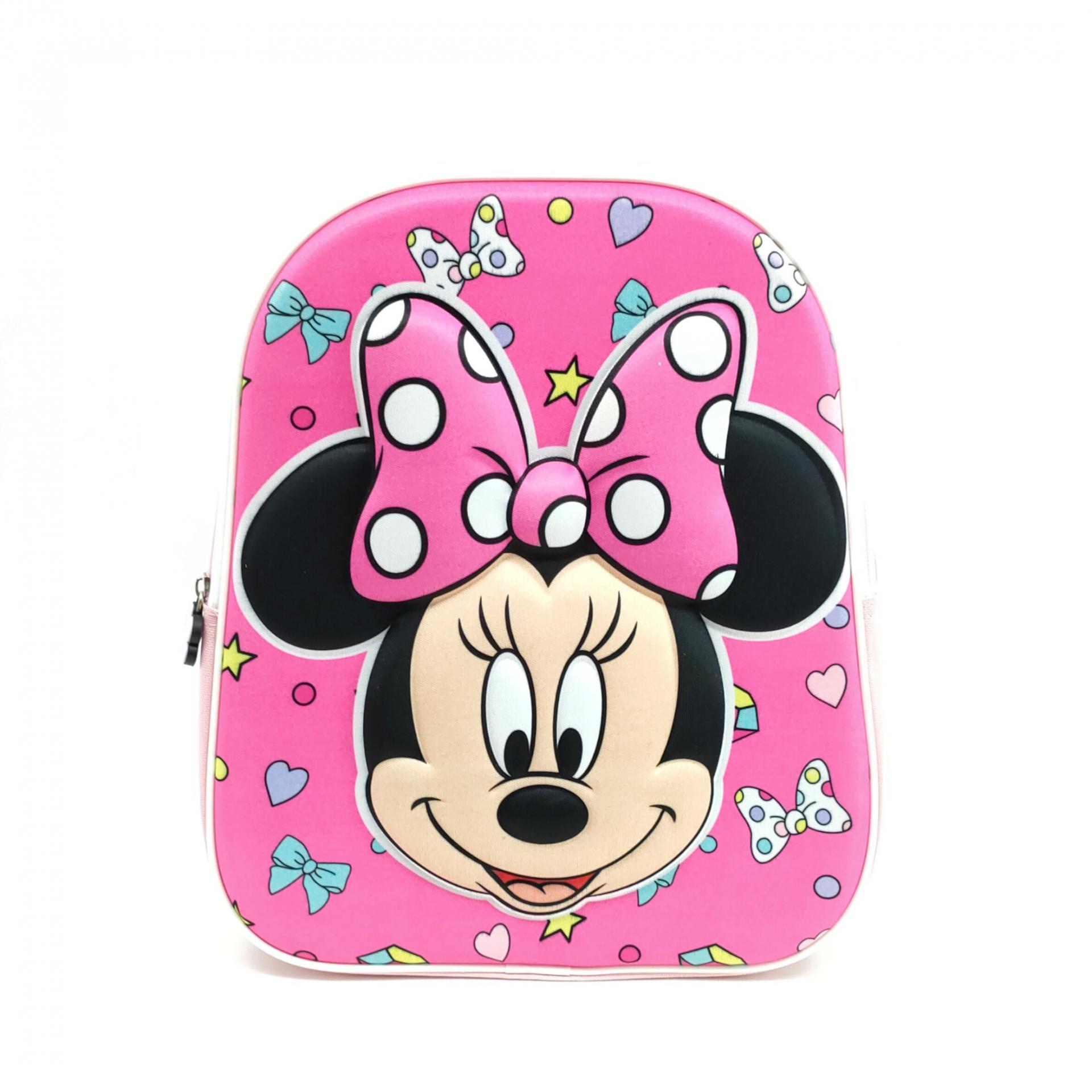 Conoce la nuevas mochilas de Minnie en rosa dorado