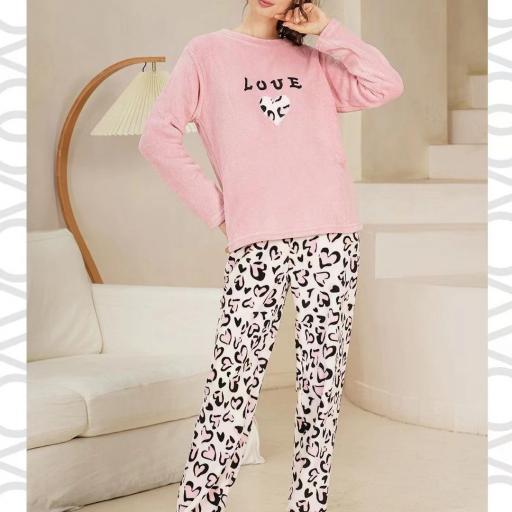 pijama leopardo mujer shein