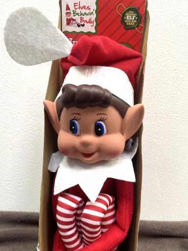 elfo grande en caja navideña [2]