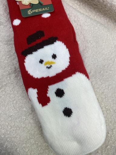 Calcetines navideños muñeco de nieve