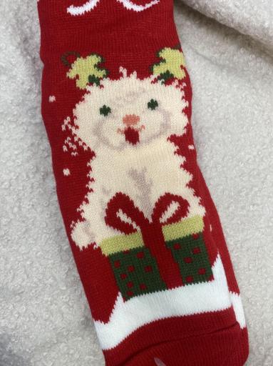 Calcetin navideño con suela antideslizante [3]