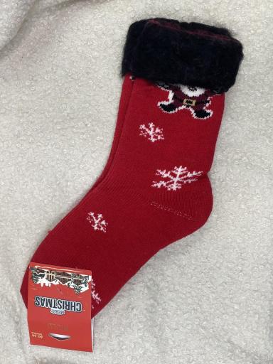 Calcetines navideños de Papá Noel para hombre talla 40–46 [1]