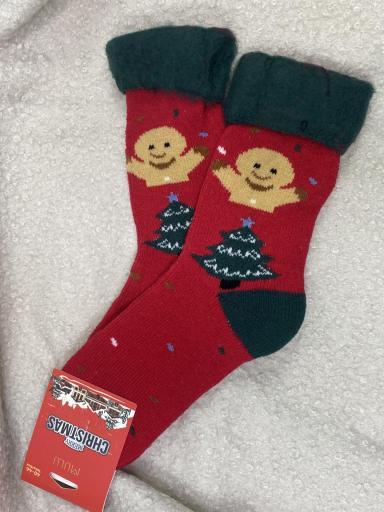 Calcetines navideños masculinos con galleta de jengibre [2]