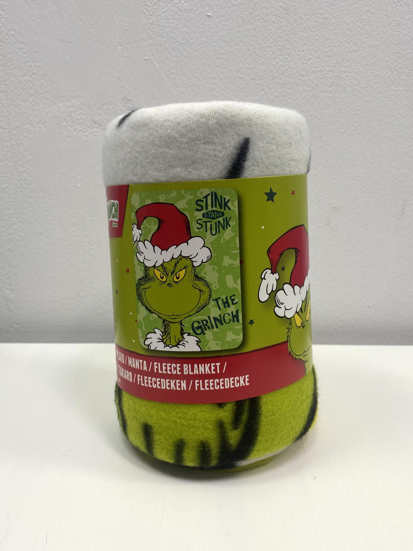 Manta de Navidad del Grinch suave y calentita