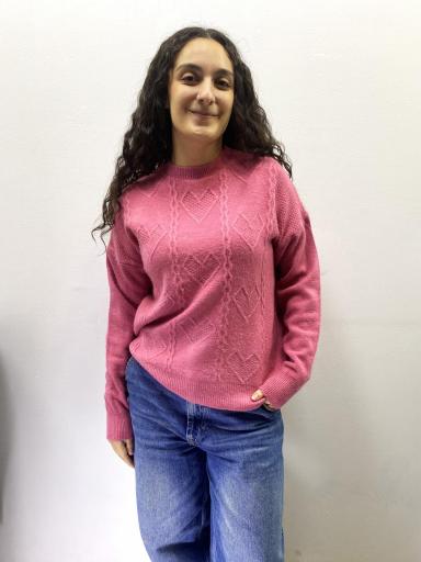 Jersey de mujer suave y calentito con brillo sutil [0]