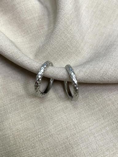 Pendientes de aro cómodos de acero inoxidable [2]