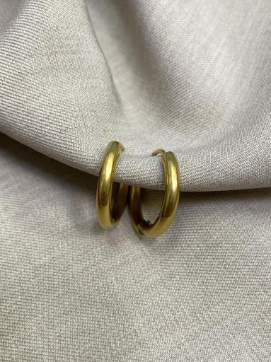 pendientes de aro dorados [2]