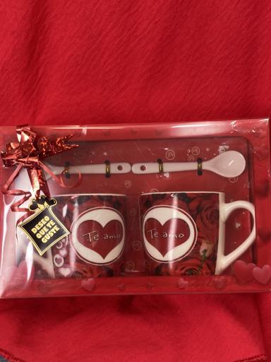Pack doble tazas Te Amo San Valentín