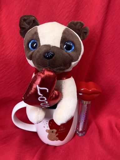 Pack completo San Valentín con taza Te Amo y peluche [3]