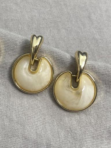 pendientes modernos resina acero inoxidable [2]