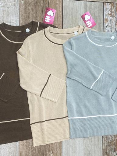 jersey punto fino mujer estilo casual chic [3]