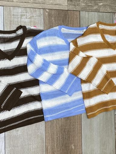 jersey teja mujer rayas contraste moderno [3]