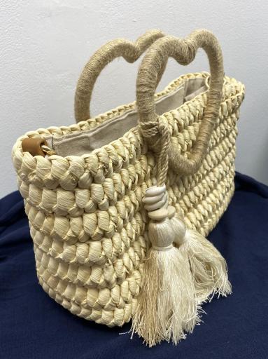 Bolso artesanal de rafia elegante para verano [1]