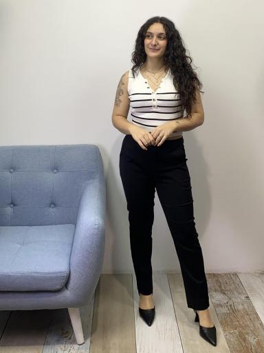 Pantalón traje pitillo mujer [1]