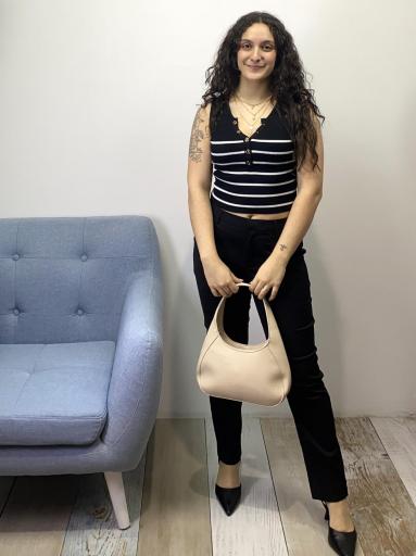 Pantalón traje mujer negro [3]