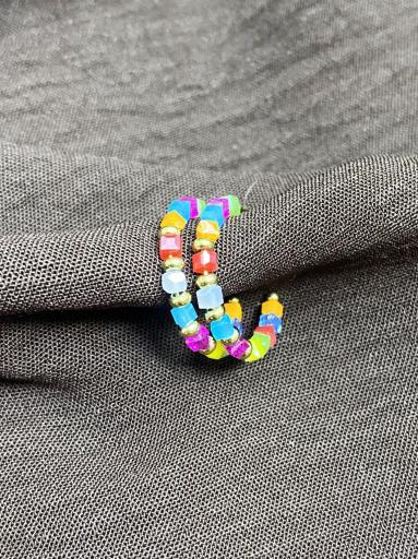 Pendientes multicolor de acero para mujer [1]