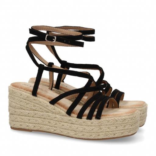 Sandalias cuñas yute mujer [2]