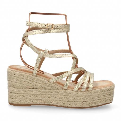 Sandalias de cuña de yute para mujer al mejor precio