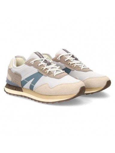 zapatillas deportivas mujer gris beige estilo retro [0]