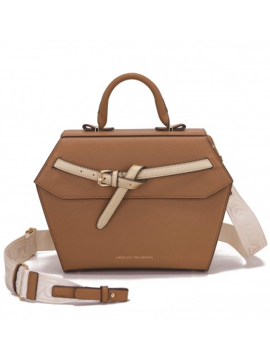 Bolso de mano toffee elegante con acabado premium [1]