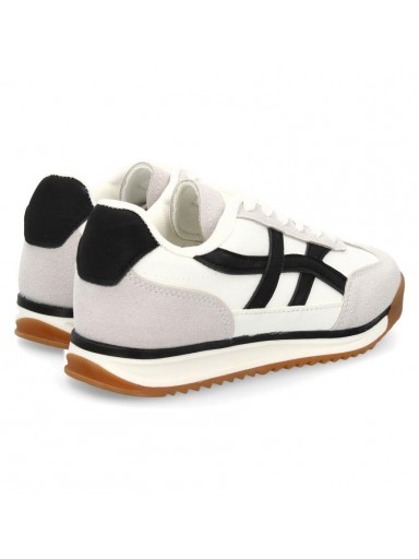zapatillas deportivas mujer blanco negro estilo retro [3]
