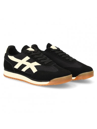 zapatillas deportivas mujer negras suela goma [0]