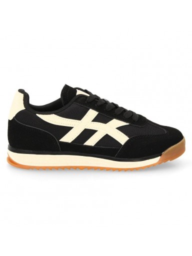 sneakers retro mujer negras ligeras y cómodas [1]