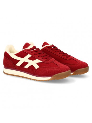 zapatillas deportivas mujer rojo Blanco estilo retro [2]