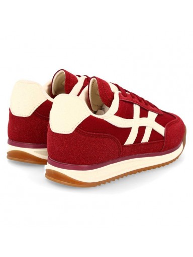 sneakers retro mujer rojas cómodas con suela de goma [3]