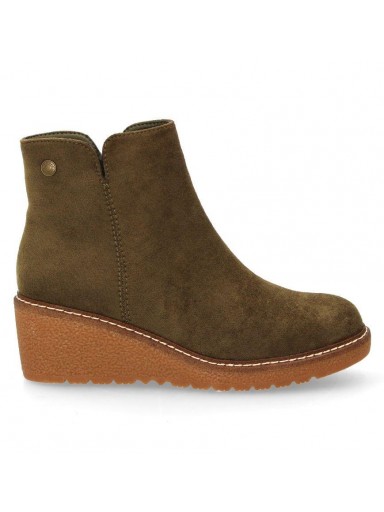 botines con cuña verdes [3]