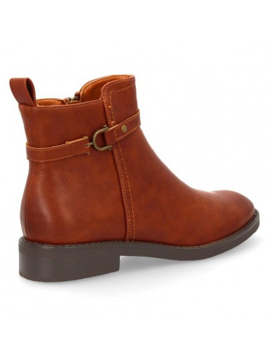 botines camel con hebilla baratos [3]