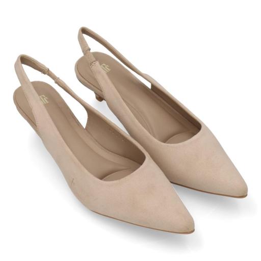 zapatos destalonados mujer beige punta fina [3]