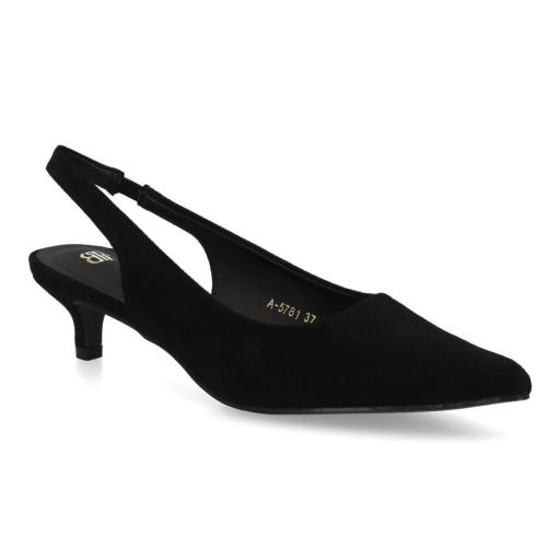 zapatos destalonados mujer negro tacon bajo [1]