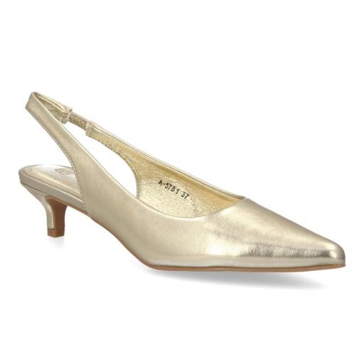 zapatos mujer dorados destalonados fiesta [3]