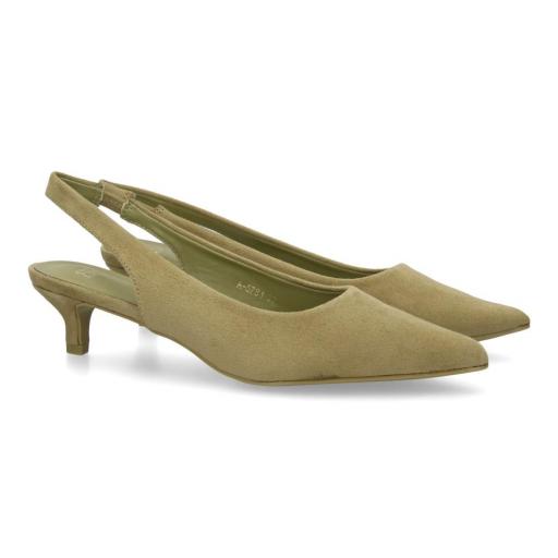 zapatos mujer verdes comodos punta fina [2]