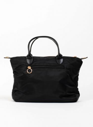 bolso acolchado negro pequeño [1]