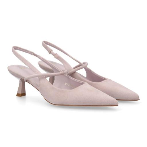 zapatos salon mujer rosa empolvado elegantes [3]