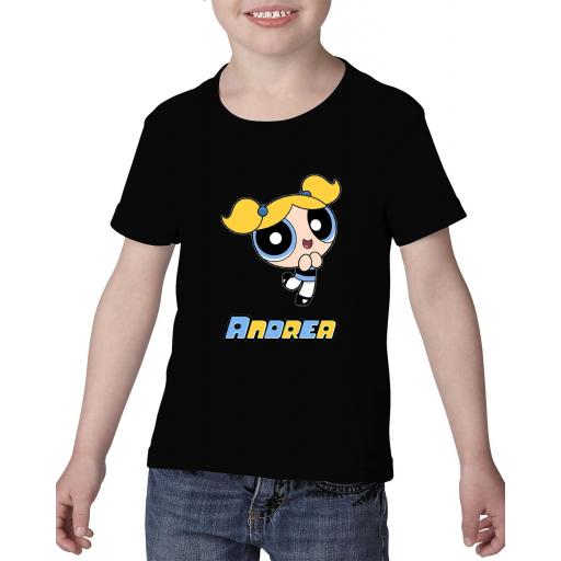 Camiseta niña personalizada super nenas  barata [1]
