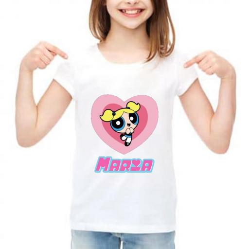 camiseta niña personalizada super nenas [0]