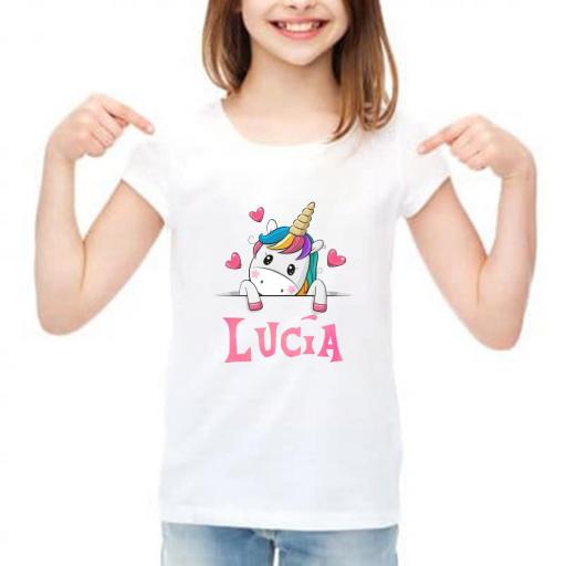 camiseta unicornio personalizada