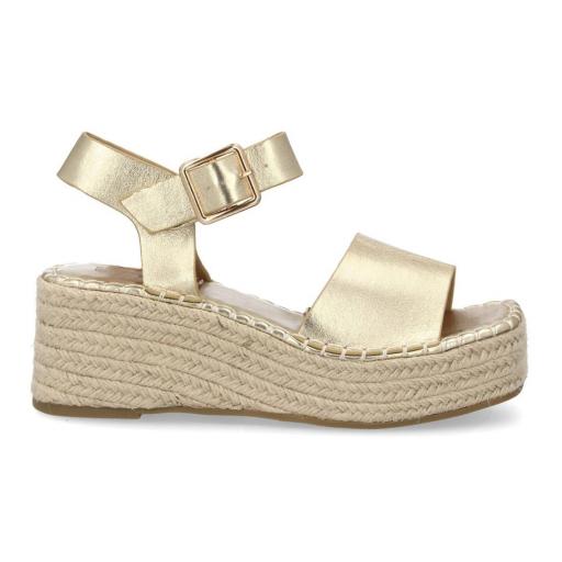 Sandalias cuña yute mujer elegantes [3]