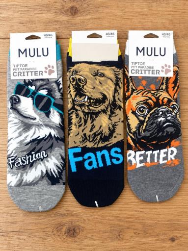Calcetines originales con perros para talla 40-46 [2]