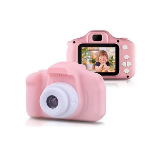 Cámara de fotos infantil rosa ideal para regalo [3]