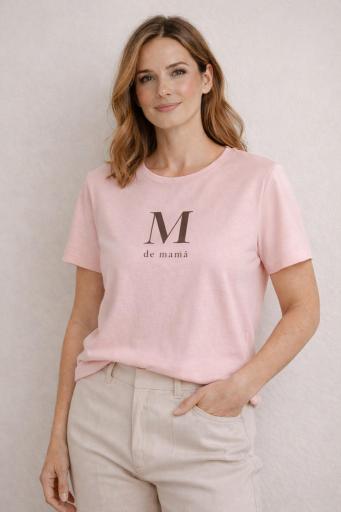 Diseño elegante M de mamá sobre camiseta de mujer [3]