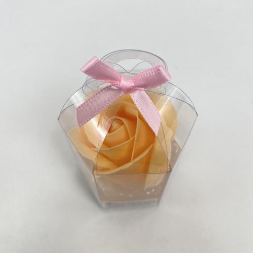 Jabón con forma de Rosa Naranja [2]