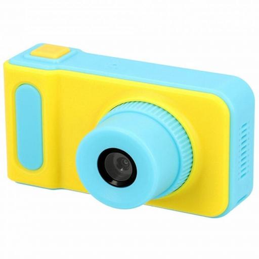 Cámara de fotos para niños en color rosa pastel con controles de corazones [2]