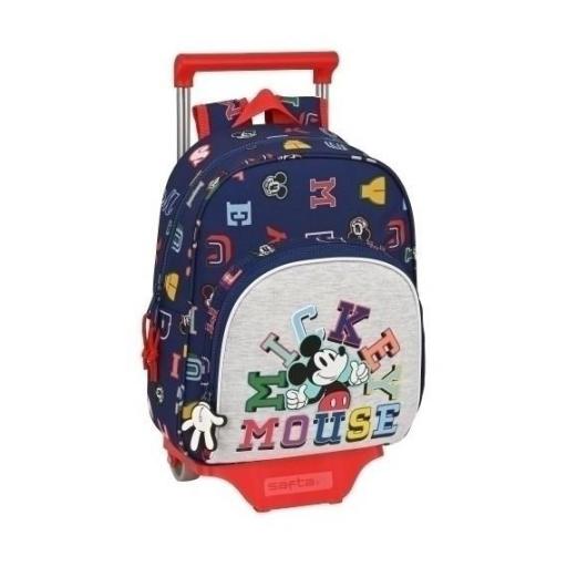 mochila con carrito mickey mouse