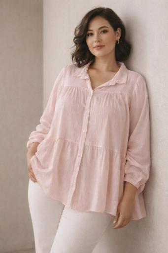 camisa mujer talla grande fluida [0]